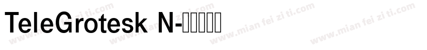 TeleGrotesk N字体转换